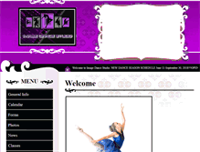 Tablet Screenshot of imagedancestudio.com